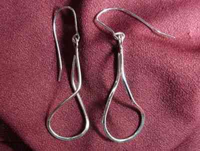 Oval Drop Earrings